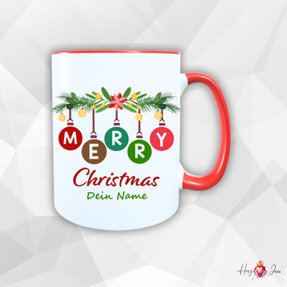 Personalisierte Keramik Weihnachtstasse mit deinem Namen_0033T