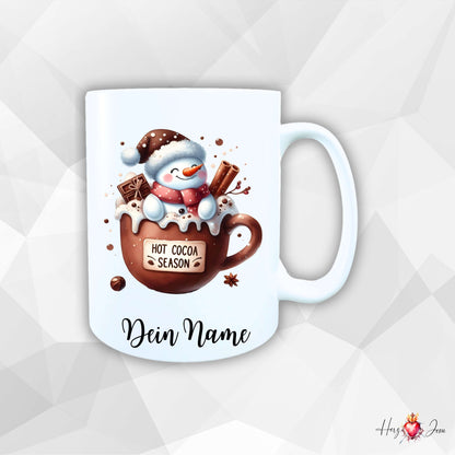 Personalisierte Keramik Weihnachtstasse mit deinem Namen_0066T