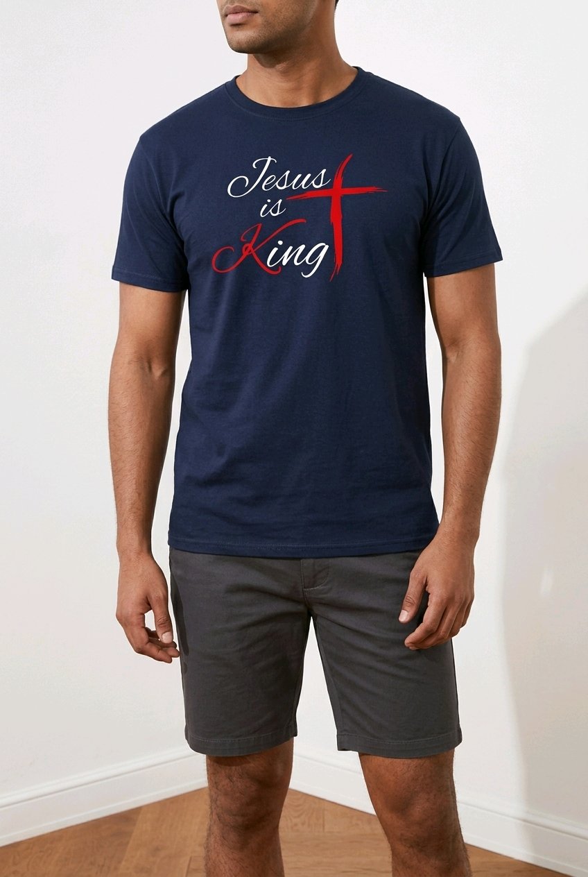 Unisex T-Shirt Jesus ist King Gott_0001A