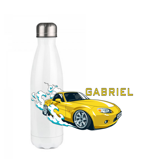 Personalisierte Trinkflasche mit Namen Wasserflasche Thermobecher_017E