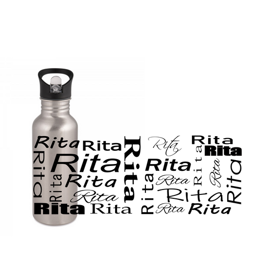 Personalisierte Trinkflasche mit Namen Wasserflasche_0001E