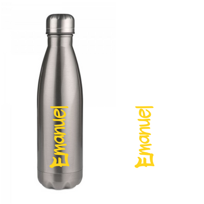 Personalisierte Trinkflasche mit Namen Wasserflasche Thermobecher_012E