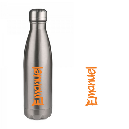 Personalisierte Trinkflasche mit Namen Wasserflasche Thermobecher_012E