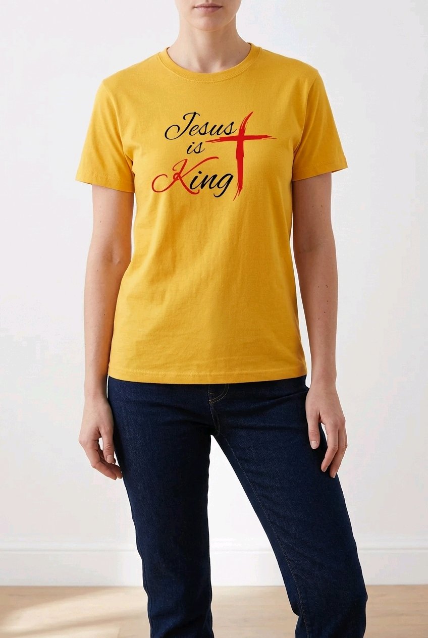 Unisex T-Shirt Jesus ist King Gott_0001A