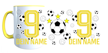 Personalisierte Tasse mit Namen Fußball Kaffeetasse Geburtstag_0025T