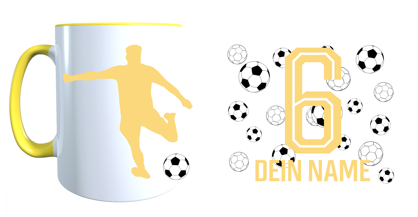 Personalisierte Tasse mit Namen Fußball Kaffeetasse Geburtstag_0028T