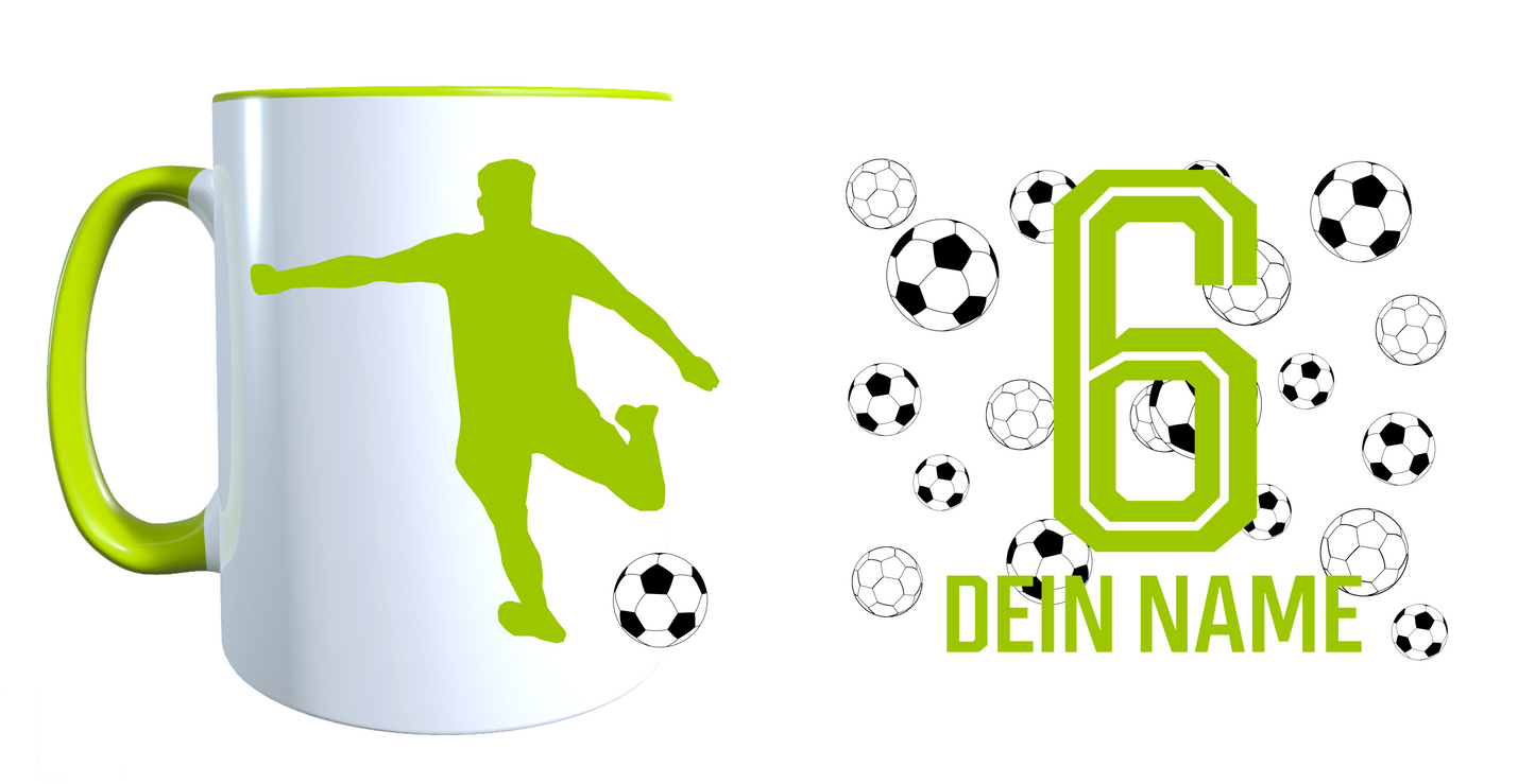 Personalisierte Tasse mit Namen Fußball Kaffeetasse Geburtstag_0028T