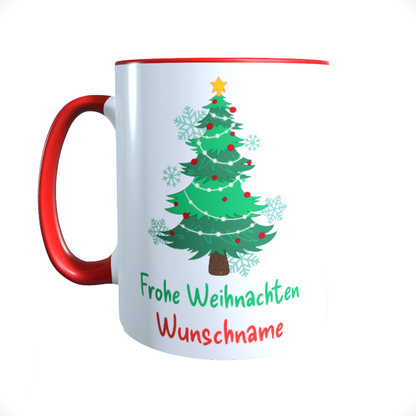 Personalisierte Keramik Weihnachtstasse mit deinem Namen_0032T