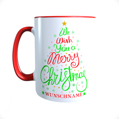 Personalisierte Keramik Weihnachtstasse mit deinem Namen_0038T