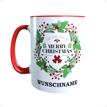 Personalisierte Keramik Weihnachtstasse mit deinem Namen_0041T