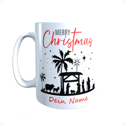 Personalisierte Keramik Weihnachtstasse mit deinem Namen_0065T