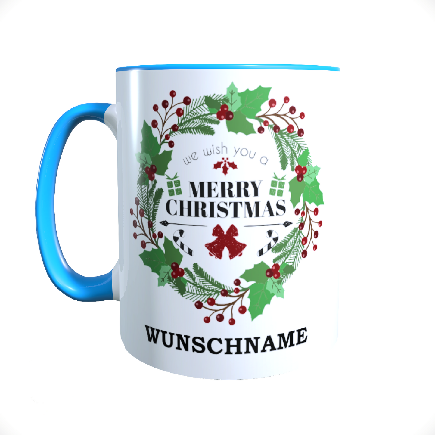 Personalisierte Keramik Weihnachtstasse mit deinem Namen_0041T