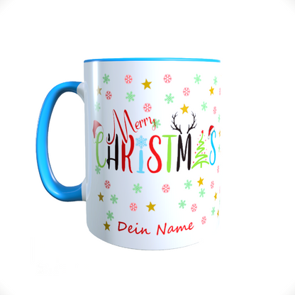 Personalisierte Keramik Weihnachtstasse mit deinem Namen_0056T