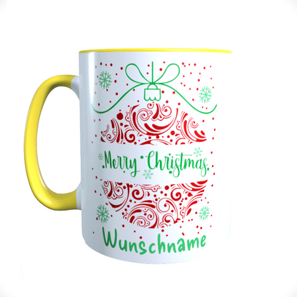 Personalisierte Keramik Weihnachtstasse mit deinem Namen_0042T