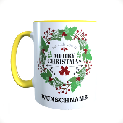 Personalisierte Keramik Weihnachtstasse mit deinem Namen_0041T