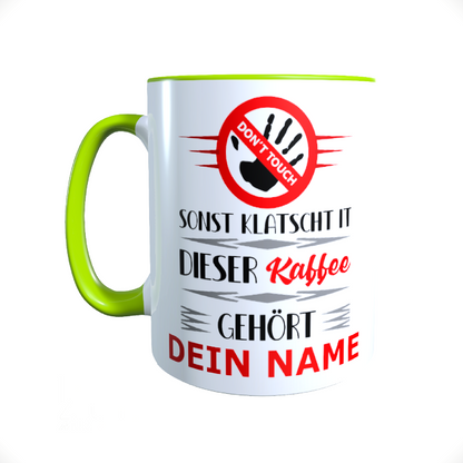 Personalisierte Keramik Tasse mit deinem Namen _0067T