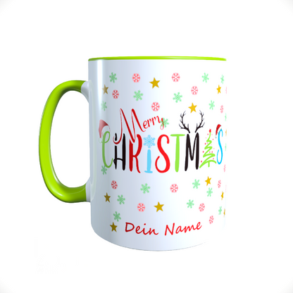 Personalisierte Keramik Weihnachtstasse mit deinem Namen_0056T