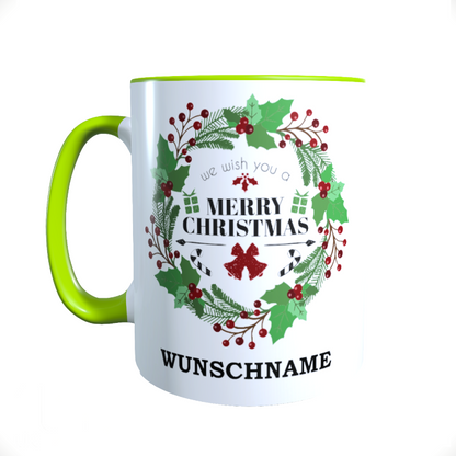 Personalisierte Keramik Weihnachtstasse mit deinem Namen_0041T