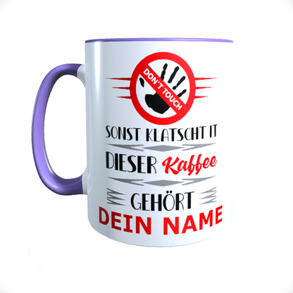 Personalisierte Keramik Tasse mit deinem Namen _0067T