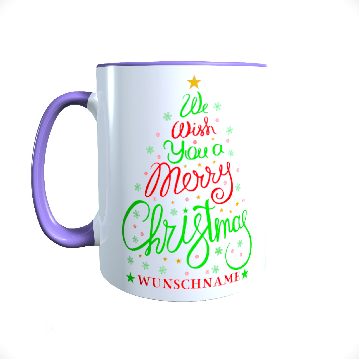 Personalisierte Keramik Weihnachtstasse mit deinem Namen_0038T