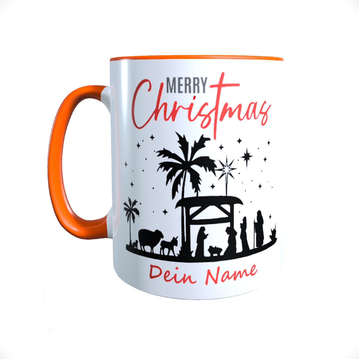 Personalisierte Keramik Weihnachtstasse mit deinem Namen_0065T