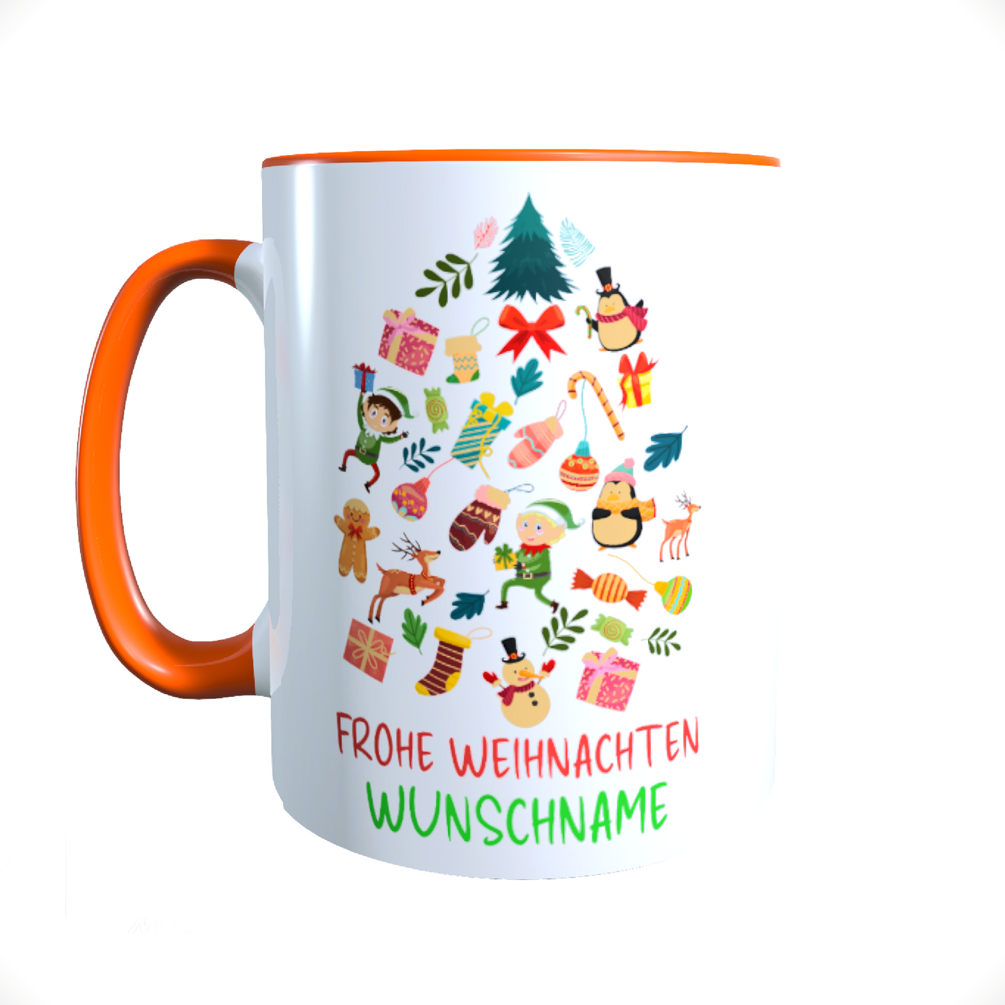 Personalisierte Keramik Weihnachtstasse mit deinem Namen_0043T