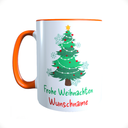 Personalisierte Keramik Weihnachtstasse mit deinem Namen_0032T