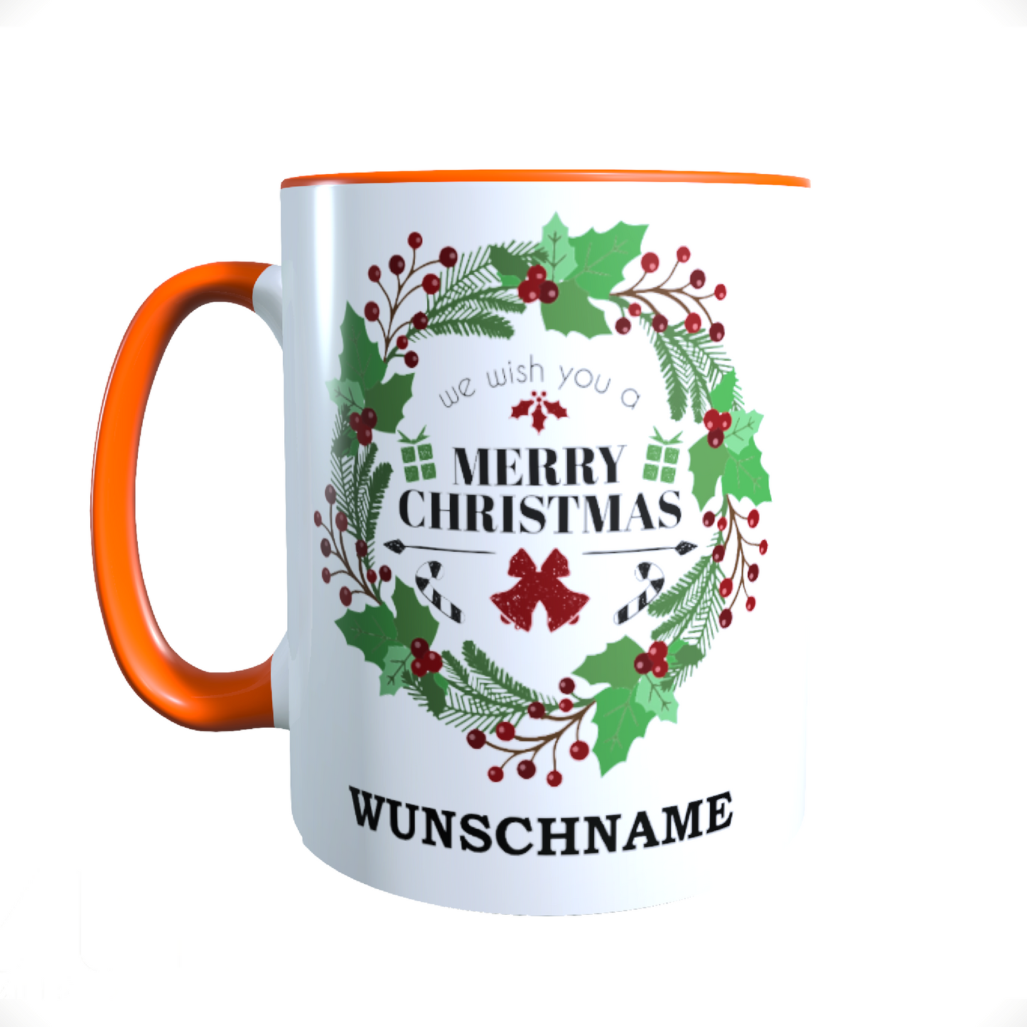 Personalisierte Keramik Weihnachtstasse mit deinem Namen_0041T