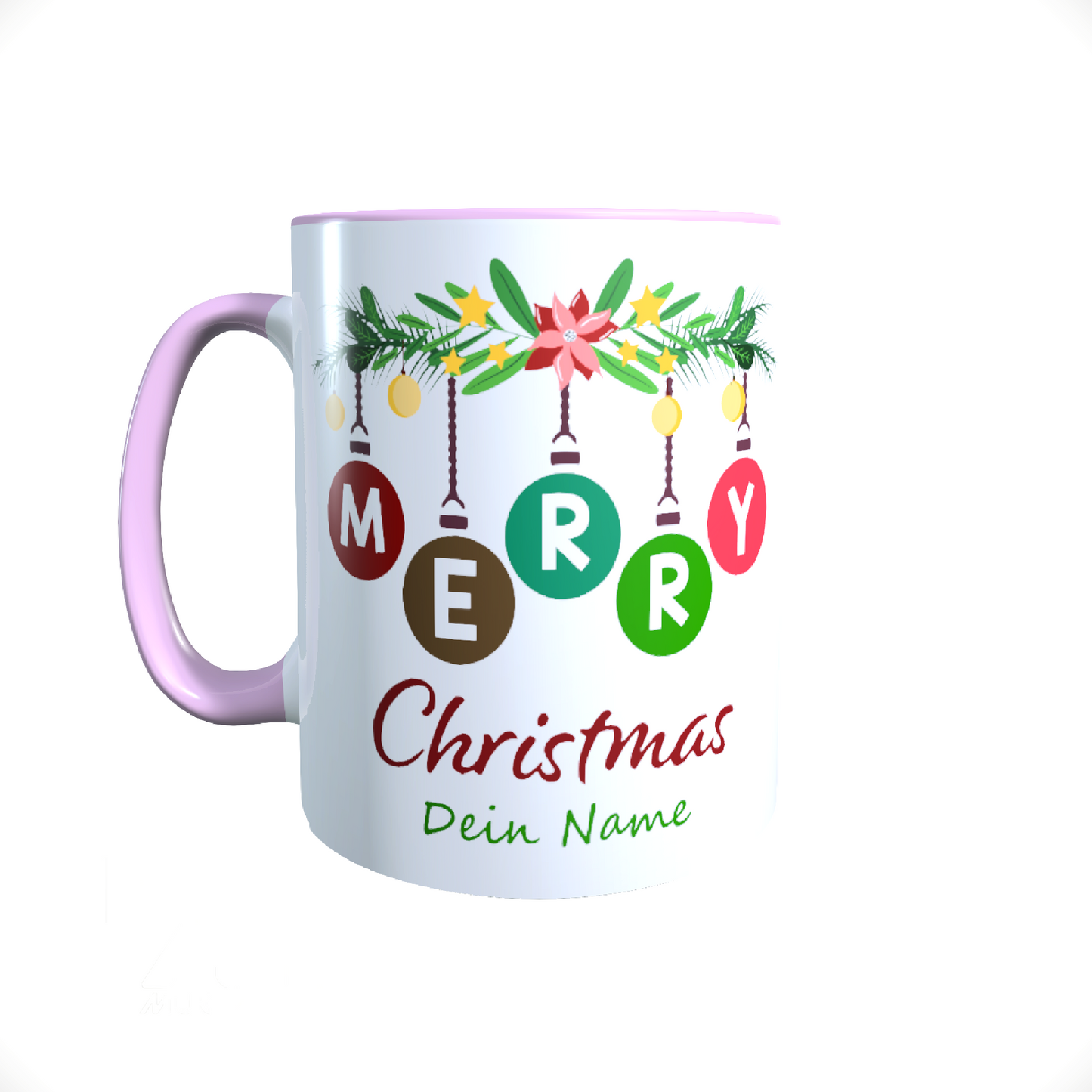 Personalisierte Keramik Weihnachtstasse mit deinem Namen_0055T