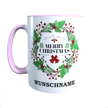 Personalisierte Keramik Weihnachtstasse mit deinem Namen_0041T