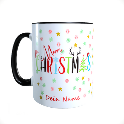 Personalisierte Keramik Weihnachtstasse mit deinem Namen_0056T