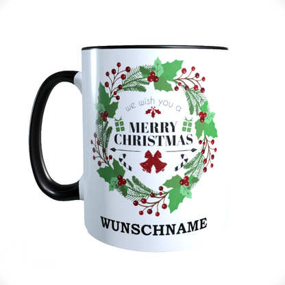 Personalisierte Keramik Weihnachtstasse mit deinem Namen_0041T