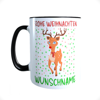 Personalisierte Keramik Weihnachtstasse mit deinem Namen_0039T