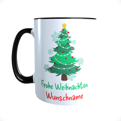 Personalisierte Keramik Weihnachtstasse mit deinem Namen_0032T