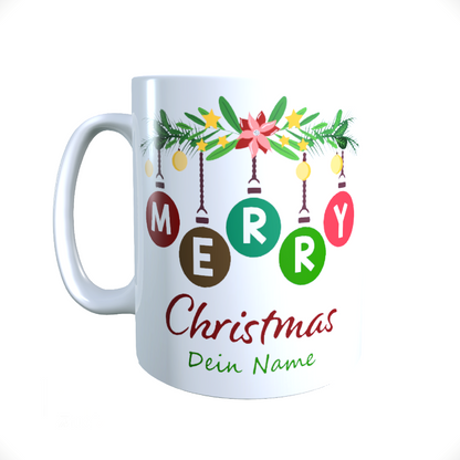 Personalisierte Keramik Weihnachtstasse mit deinem Namen_0055T