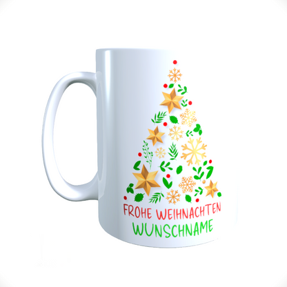 Personalisierte Keramik Weihnachtstasse mit deinem Namen_0040T