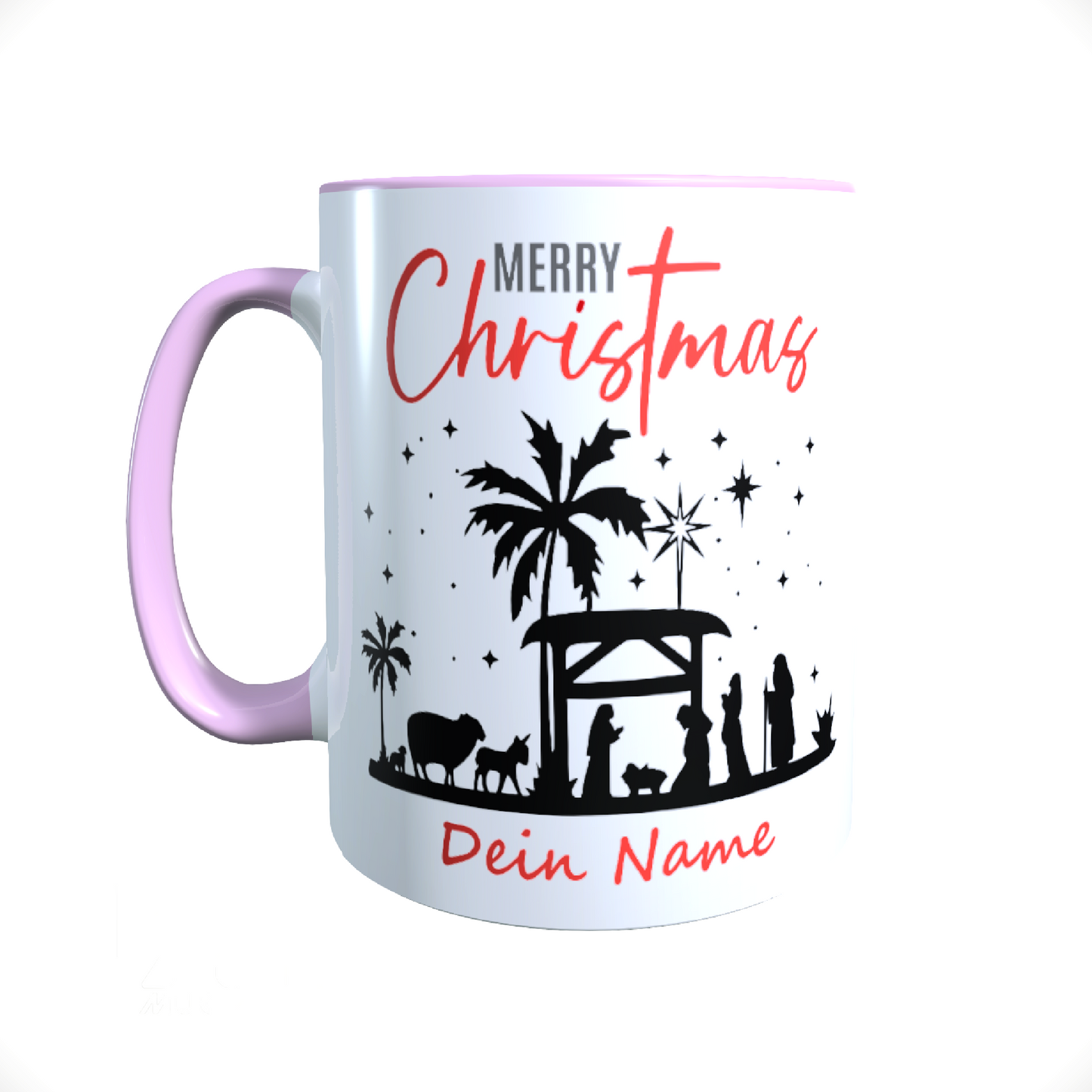 Personalisierte Keramik Weihnachtstasse mit deinem Namen_0065T