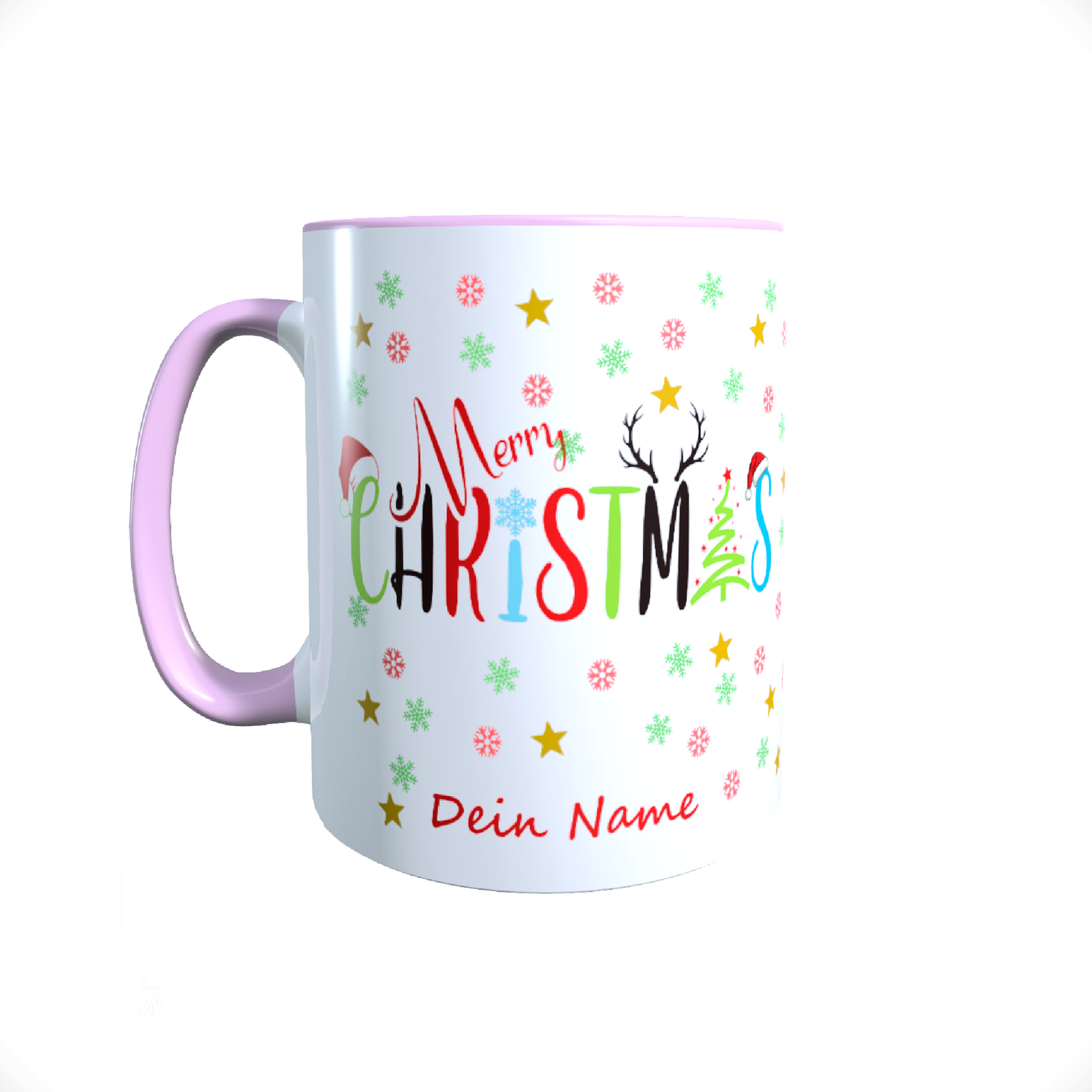 Personalisierte Keramik Weihnachtstasse mit deinem Namen_0056T