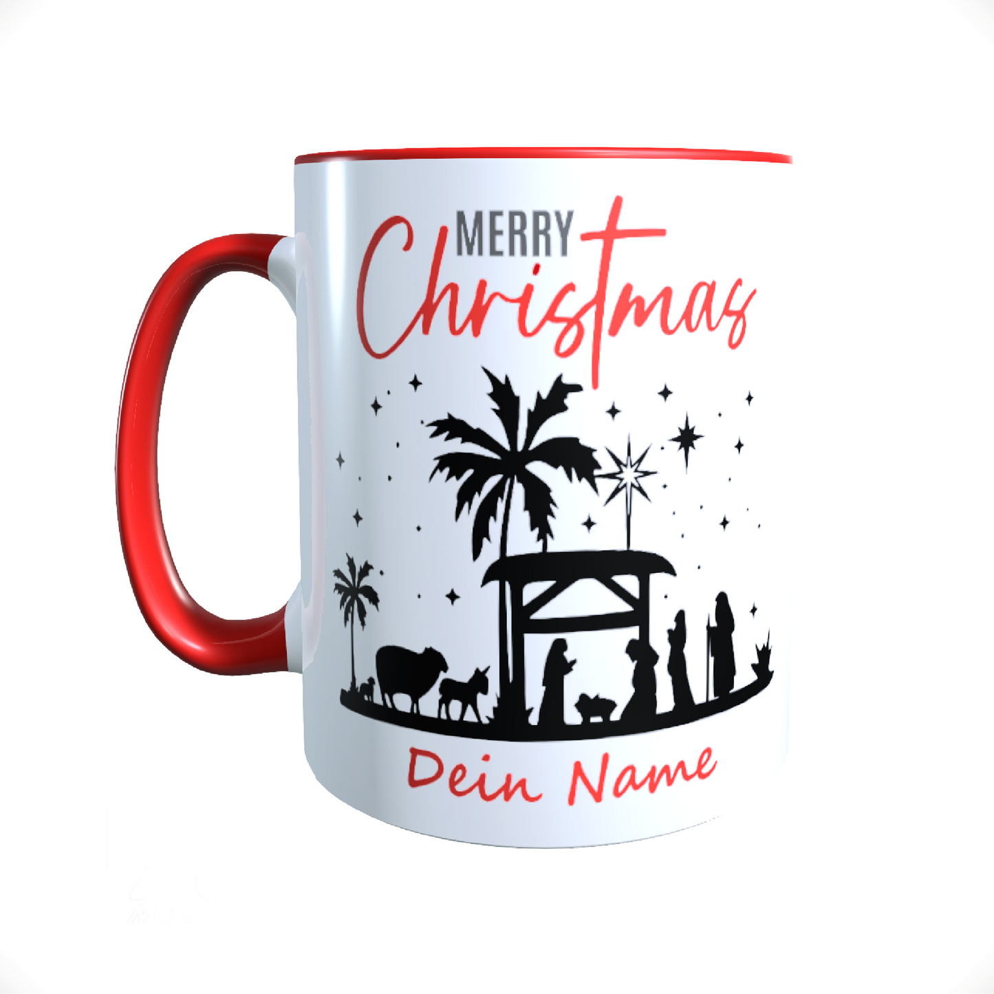 Personalisierte Keramik Weihnachtstasse mit deinem Namen_0065T