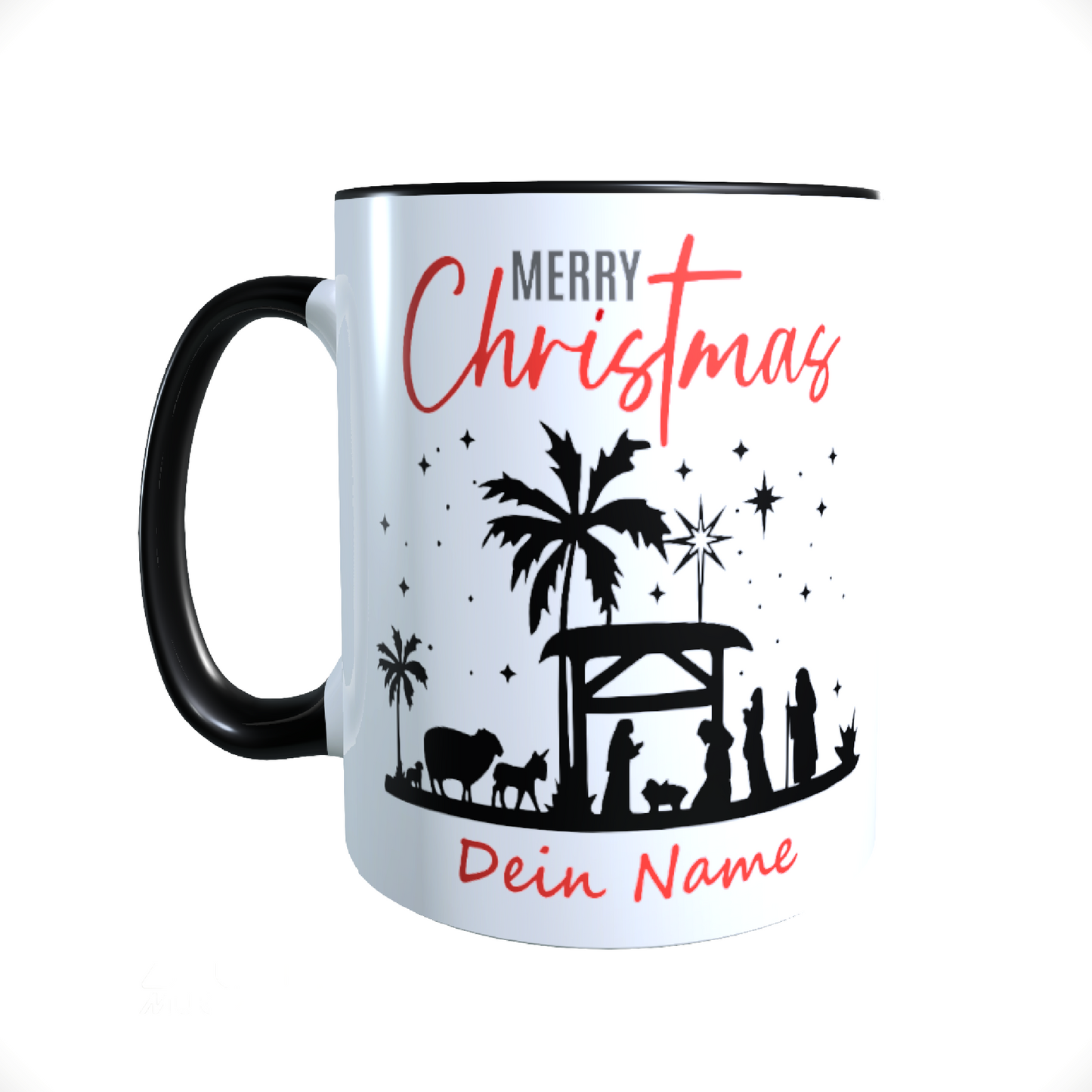 Personalisierte Keramik Weihnachtstasse mit deinem Namen_0065T