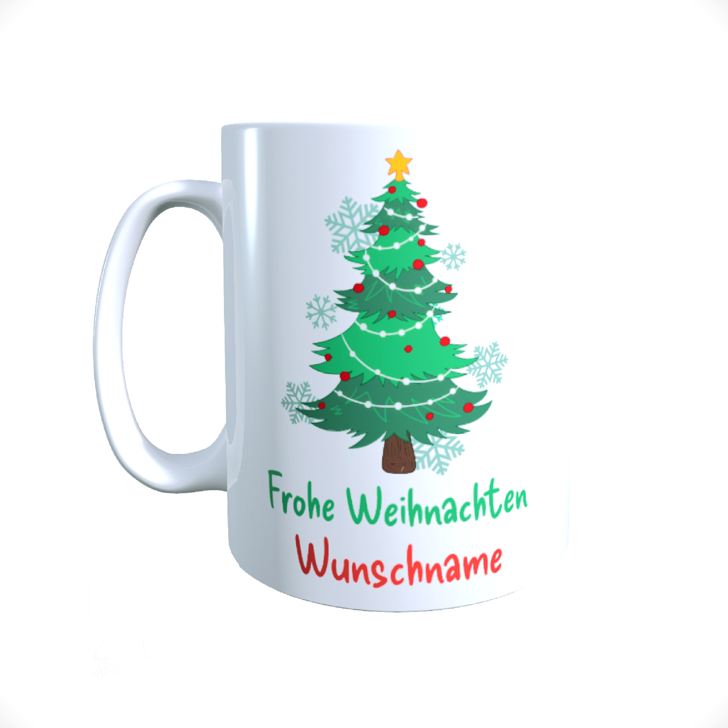 Personalisierte Keramik Weihnachtstasse mit deinem Namen_0032T