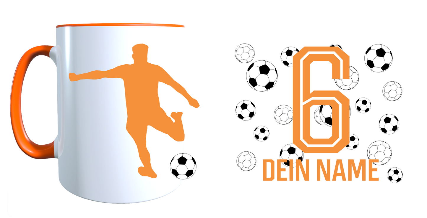 Personalisierte Tasse mit Namen Fußball Kaffeetasse Geburtstag_0028T