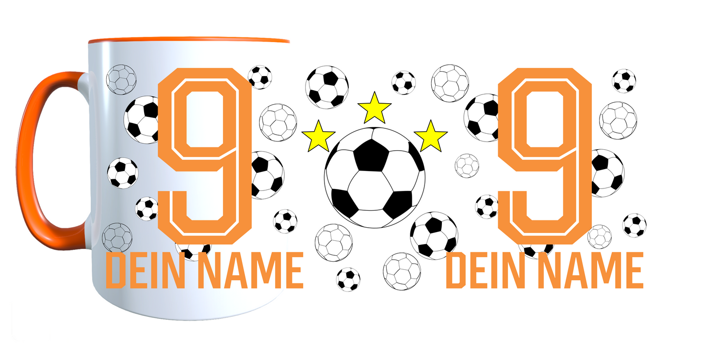 Personalisierte Tasse mit Namen Fußball Kaffeetasse Geburtstag_0025T