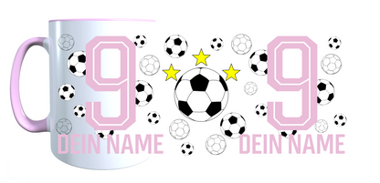 Personalisierte Tasse mit Namen Fußball Kaffeetasse Geburtstag_0025T