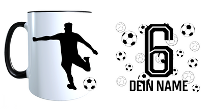 Personalisierte Tasse mit Namen Fußball Kaffeetasse Geburtstag_0028T