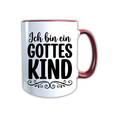 Keramik Tasse Jesus Kind Gottes– Christliche Accessoires | Geschenkidee für Christen Kommunion_0013TG