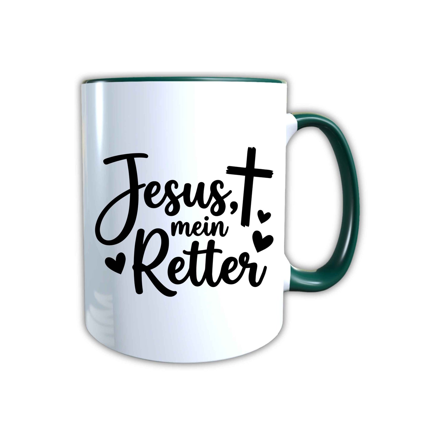 Keramik Tasse Jesus mein Retter – Christliche Accessoires | Geschenkidee für Christen Kommunion_0010TG