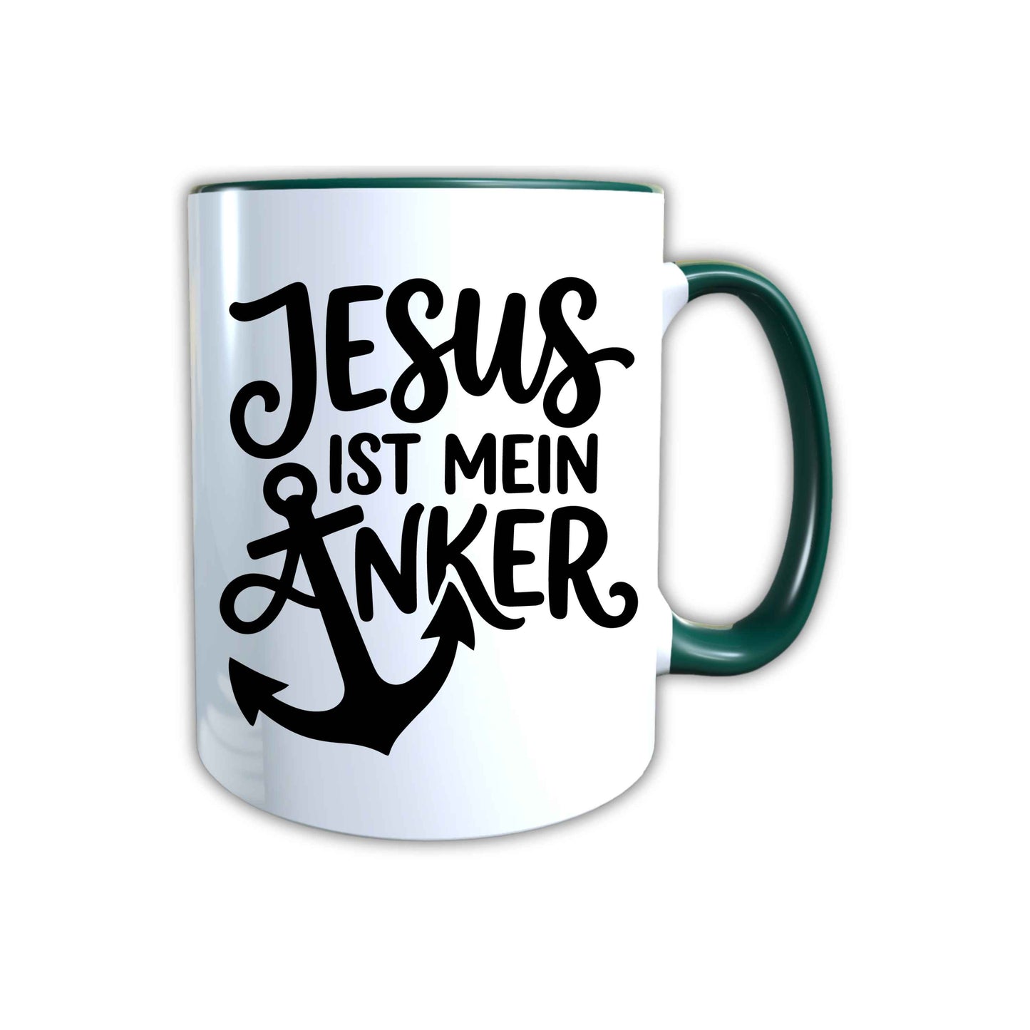 Keramik Tasse Jesus ist mein Anker – Christliche Accessoires | Geschenkidee für Christen Kommunion_0012TG