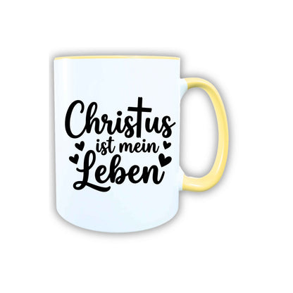 Keramik Tasse Jesus ist mein Leben – Christliche Accessoires | Geschenkidee für Christen Kommunion_0014TG
