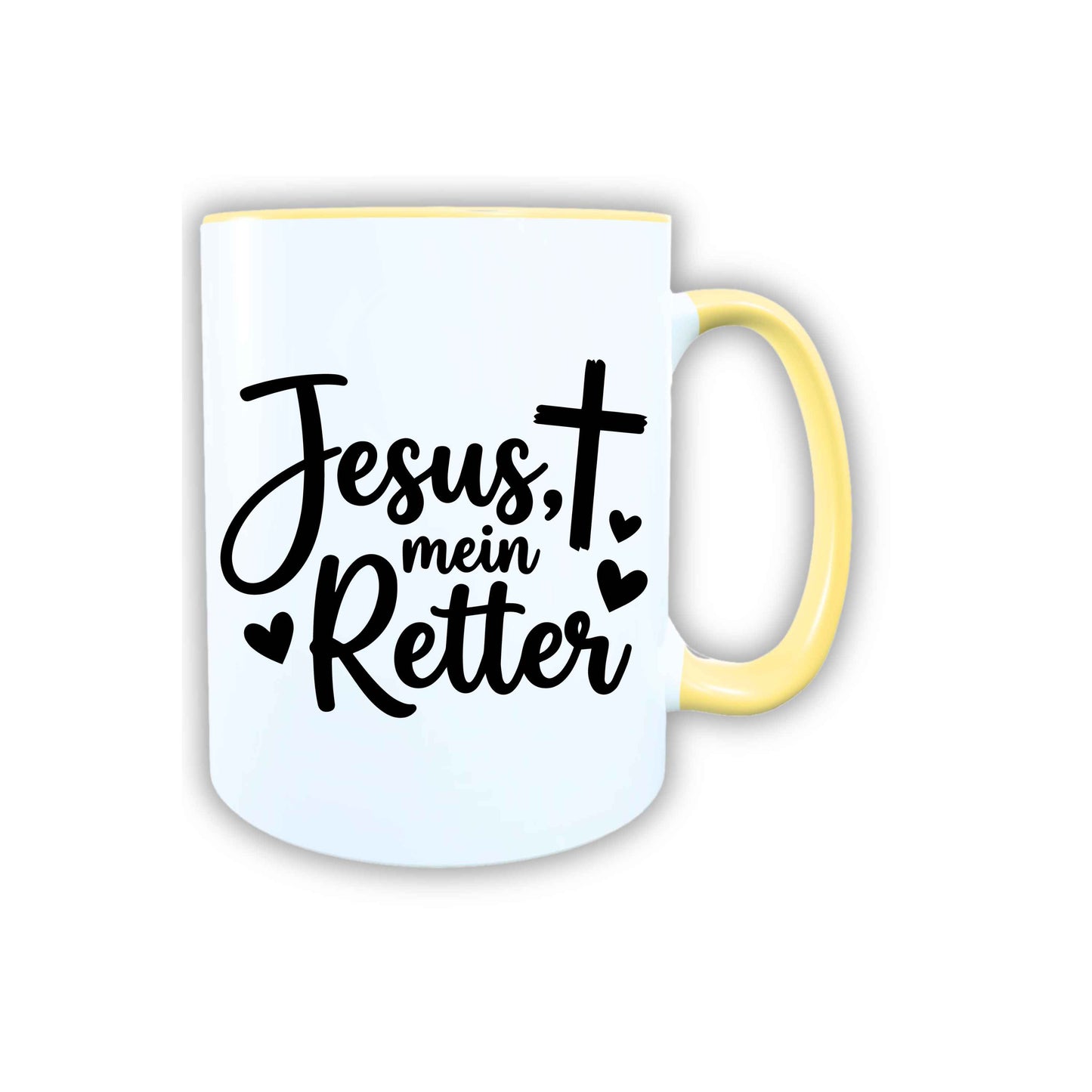 Keramik Tasse Jesus mein Retter – Christliche Accessoires | Geschenkidee für Christen Kommunion_0010TG